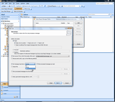 auto reply in outlook email