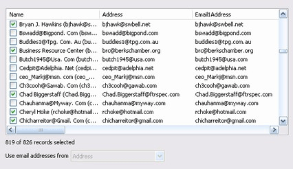 mail merge with outlook contacts